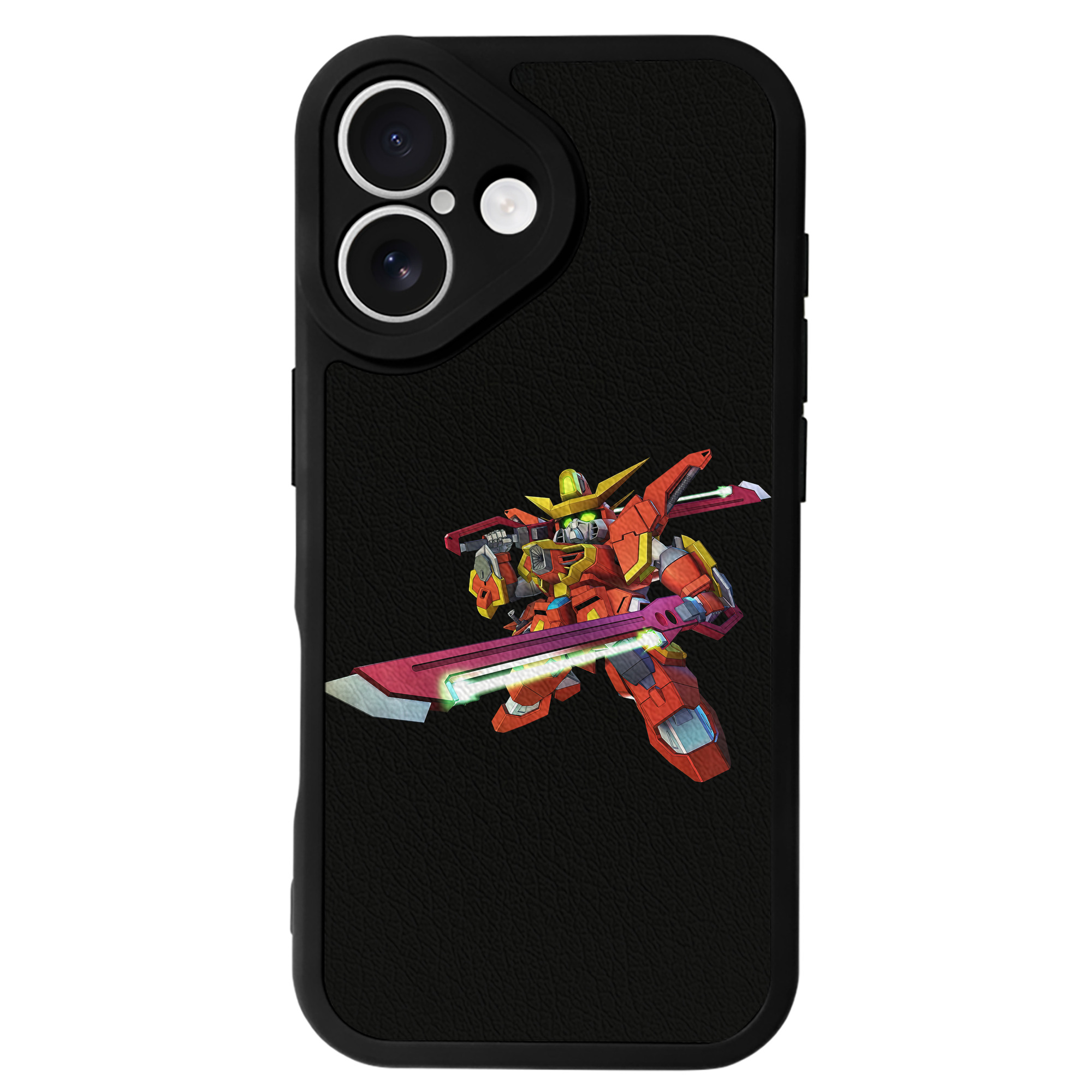 （画像用） 機動戦士ガンダム Mobile Suit Gundam 【iPhone 16シリーズ対応】シリコンスマホケース（レザー調） 材質：シリコン